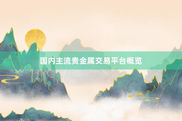 国内主流贵金属交易平台概览